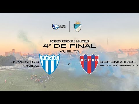 Torneo Regional Amateur - 4º de final vuelta -  Juventud Unida (Gchú.) vs. Club Defensores (Pron.)
