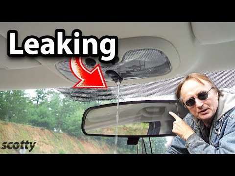 How to Fix a Water Leak in Your Car