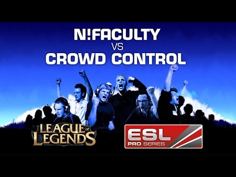 n!faculty vs. Crowd Control - Group A - EPS Germany Summer 2014 - League of Legends