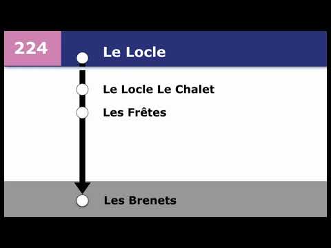 annonces TransN » R 224 Le Locle — Les Brenets (2023) | SLBahnen
