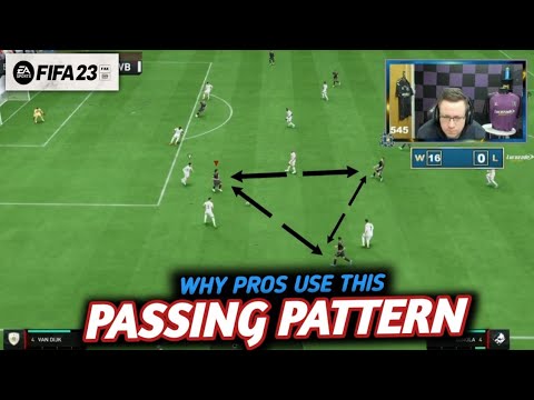 The logic behind passing in this master mind passing pattern on fifa @deepresearcherfifa
