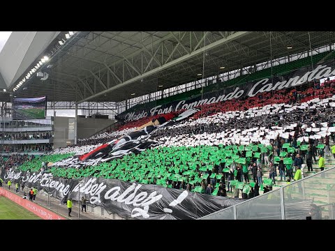 Ambiance supporters ASSE • Saint-Etienne - Auxerre (09-03-2024)