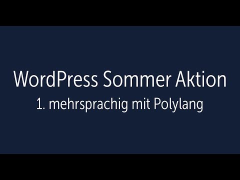 Mache deine WordPress Seite mehrsprachig