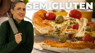 MELHOR MASSA DE PIZZA INTEGRAL DO MUNDO SEM GLÚTEN SEM LEITE