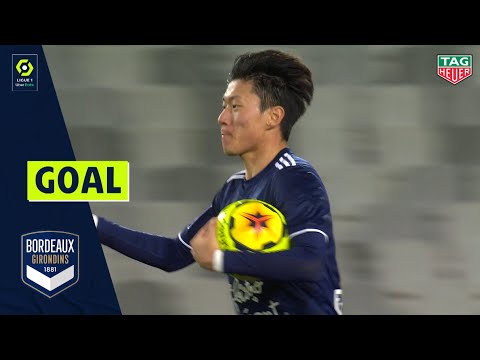 Goal Ui Jo HWANG (73' - FC GdB) FC GIRONDINS DE BORDEAUX - STADE DE REIMS (1-3) 20/21