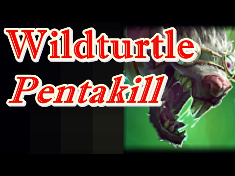 LOL Pro - TSM Wildturtle Twitch Pentakill - NA Challenger SoloQ
