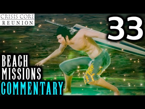 Beach Workout: Crisis Core Reunion Final Fantasy VII Walkthrough Part 33 - Costa Del Sol Mission