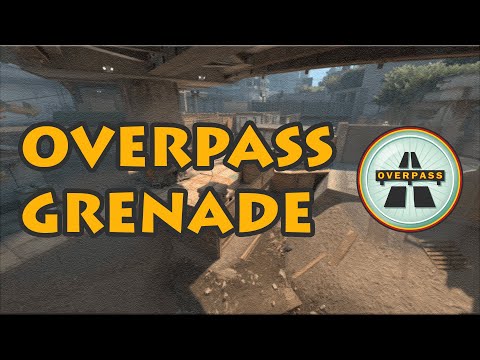 CS2 Molotov Tutorial - Overpass - Pit Molotov