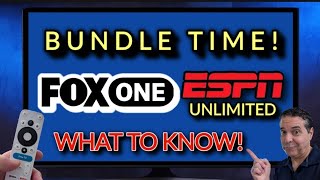 WOW! ESPN Unlimited & Fox One BUNDLED⁉️