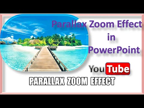 Parallax zoom effect in PowerPoint || How to create a parallax scrolling effect in PowerPoint