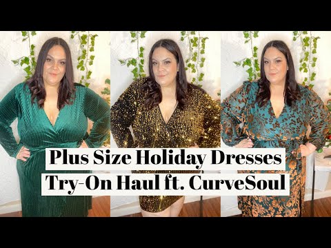PLUS SIZE HOLIDAY DRESSES TRY-ON HAUL FEATURING...