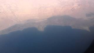 preview picture of video 'Fly Over Dead Sea Coast'