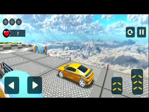 Real Taxi Car Stunts 3D: Impossible Ramp Car Stunt - Android GamePlay -  Car Stunt Games Android #6