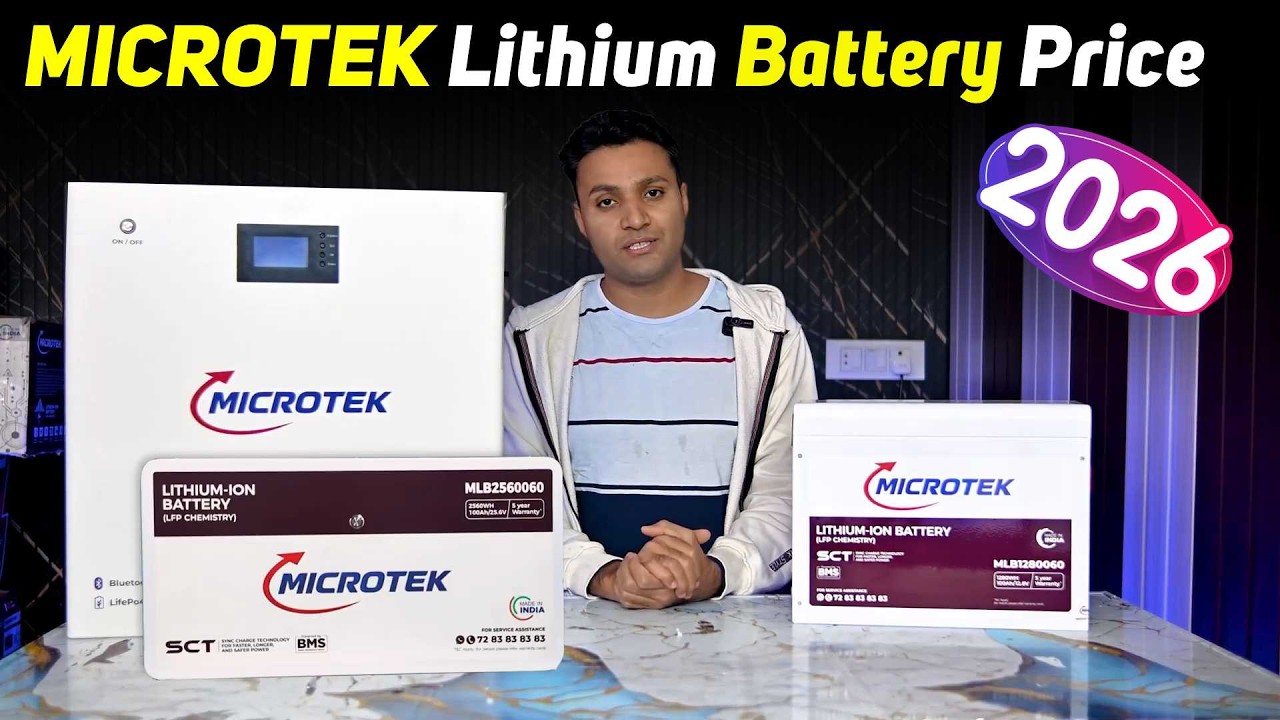 MICROTEK Lithium Battery Price In India | Lithium battery for inverter