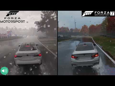 Foraza Motorsport 2023 vs Forza Motorsport 7 2017 - Graphics Comparison in 4k