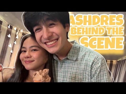 “ASHDRES”KILIG MOMENTS BEHIND THE SCENE | ASHTINE OLVIGA AND ANDRES MUHLACH