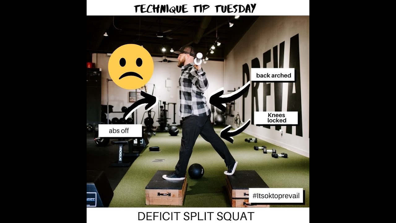 How to Split Squat (deficit)