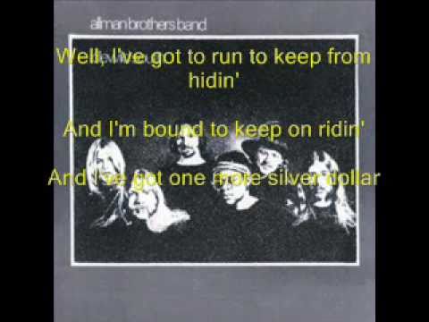 The Allman Brothers Band - Midnight Rider (Lyrics)