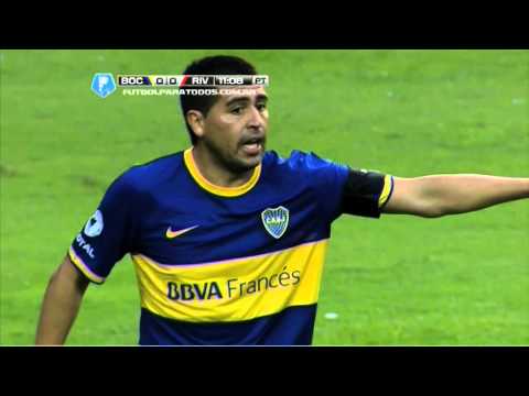 Atajada de Barovero. Boca 0 vs. River 0. Fecha 10. Torneo Final 2014. FPt