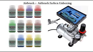 Airbrush+Farben unboxing | Timbertech Airbrush+Farben