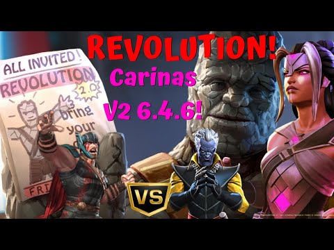 KORG'S REVOLUTION! Carinas V2! Thor Rags vs Grandmaster! Act 6 Boss! - Marvel Contest of Champions