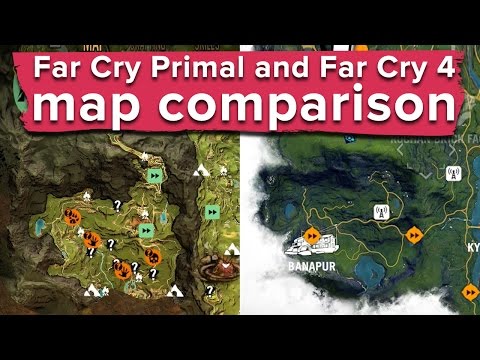 Far Cry Primal And Far Cry 4 Map Comparison How Similar Are They Games News Newslocker