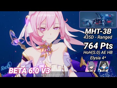 [BETA 6.0 V3] S.0 Elysia Herrscher of Human: Ego vs MHT-3B (Ranged - D435) 764 Pts [Honkai Impact 3]