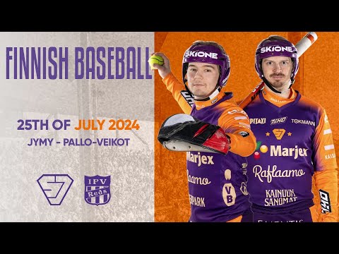 Finnish baseball: Sotkamon Jymy vs Imatran Pallo-Veikot | 25th of July 2024