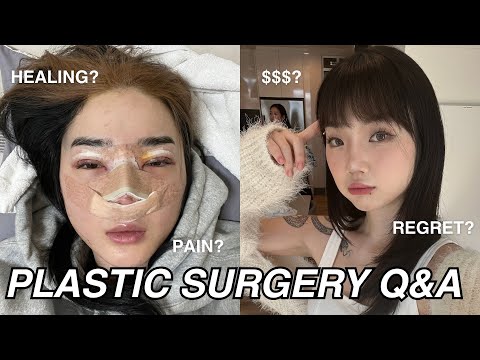 PLASTIC SURGERY Q&A 🇰🇷 | Full Cost/Procedure Breakdown, Pain, Regrets, Healing