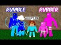 Adopted by RUMBLE vs RUBBER Family in Blox Fruits