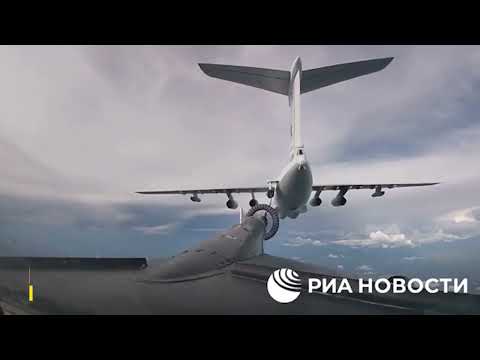 Egzekucija dopune goriva u letu ruskih strateških bombardera Tu-95MS u blizini zapadne obale Aljaske