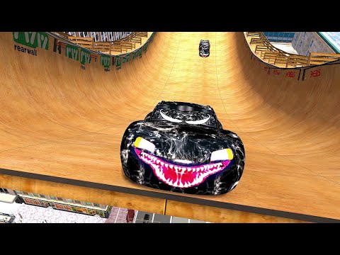 GTA 4 Venom Lightning McQueen Tallest Jump Testing Ep 1 - GTA IV Fire Physics Test