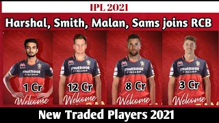 IPL 2021 - New Traded Players 2021 || RCB new players || IPL 2021