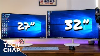 Video Samsung C49HG90 32 9 HDR gaming monitor review tv c a576b