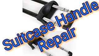 How to repair suitcase handle||Suitcase repair
