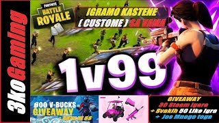 FORTNITE KASTEN CUSTOM SA VAMA 2 dio  !!! Dijelimo GIFT ! + Svakih 100 Liky 1 Steam Igra
