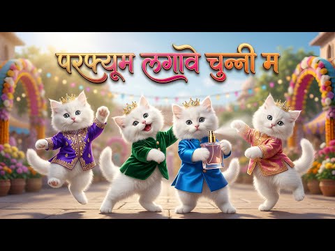 Cat Dance 2026 - परफ्यूम लगावे चुन्नी म | Cat Dance | बिल्ली डांस | Cutest Cat videos funny dance🤣💃