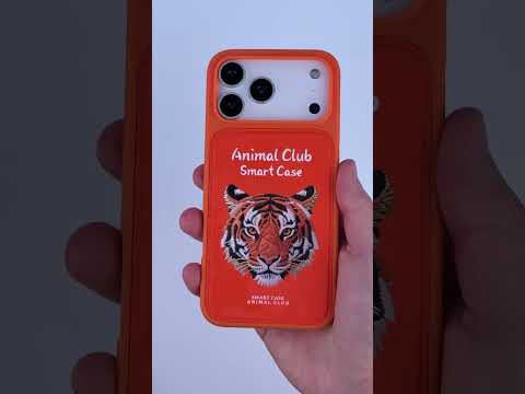 TPU чехол Apple iPhone 16 Pro яркий, бампер Animal Club с принтом Оранжевый (Hermes Orange) - фото 1 - id-p2868993152