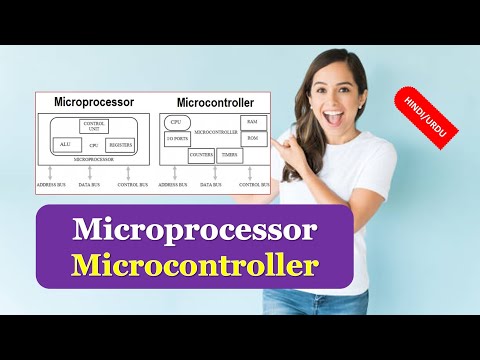 Difference between Microprocessor vs Microcontroller | Microprocessor vs Microcontroller HINDI URDU