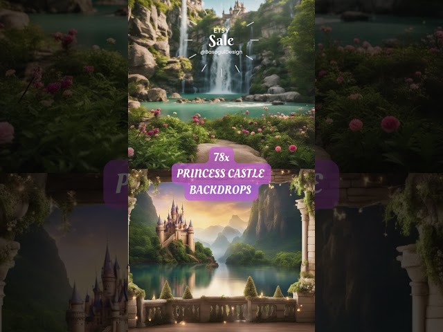 Vídeo relacionado con Fondo de fotografía de palacio, cuento de hadas, príncipe, princesa, felicidad, castillo, fotografía, fondo, accesorios de estudio (10 x 7 pies)
