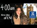 PRODUCTIVE 4 am FIRST DAY OF COLLEGE VLOG | The University of Melbourne scholarship student 👩🏻‍🎓