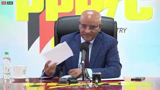 Press Conference by the General Secretary of the People Progressive Party Dr. Bharrat Jagdeo | 22Aug