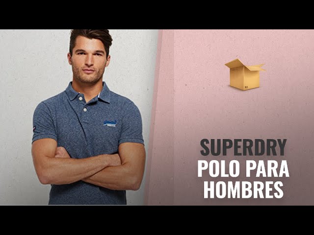 Vídeo relacionado con SUPERDRY Classic Pique Polo M1110343A Flint Steel Grit XL Hombre
