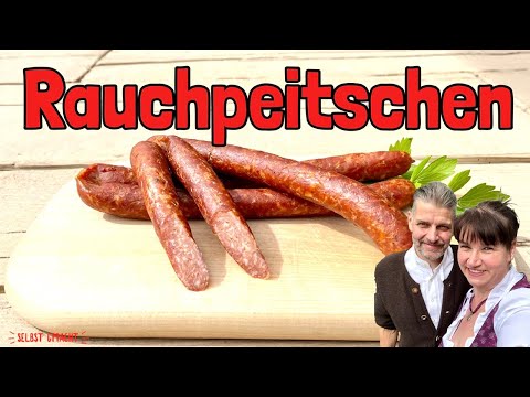 Rauchpeitschen selber machen - Rohwurst Rezept | Erikas Selbstgmacht