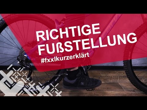 Richtige Fußstellung auf der Pedale #fxxlkurzerklärt
