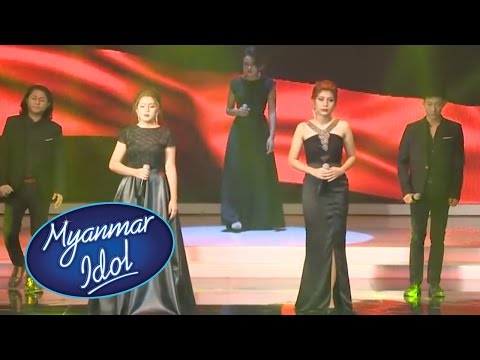 TOP 5 Group Performance | Myanmar Idol 2016 | Semi Final
