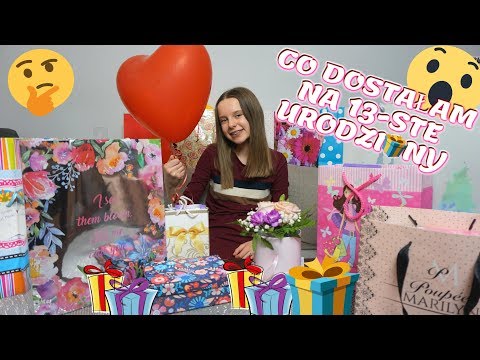CO DOSTAŁAM NA 13-ste URODZINY ❤️ PREZENTY 🎁 Gifts