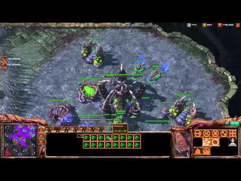 ROOTDestiny (Z) vs. Damador (T) (Part 2/2) - Starcraft 2 Ladder