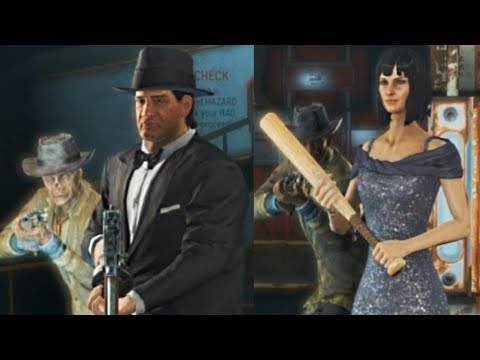 Fallout 4 - Skinny Malone & Darla ALL ENDINGS "Unlikely Valentine Quest"
