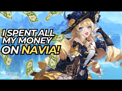 I Spent All My Money On Navia! ($330 NAVIA & VERDICT Weapon Banner Pulls/Wishes | Genshin Impact)